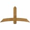 Ekena Millwork Bellingham Rough Sawn Timber Gable Bracket, Western Red Cedar, 60"W x 32"H x 4"D x 6"F, 13/12 Pitch GBW060X32X0406BEL00RWR - alternate 1